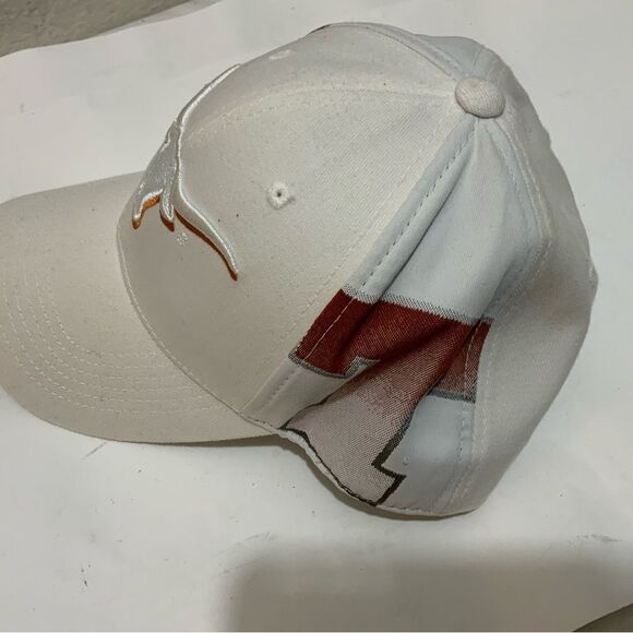 University of Texas Longhorns Cap White One Fit Hat Logo Top Of The World - Picture 9 of 10